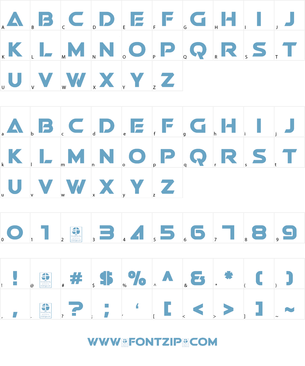 Swera Demo Font Character